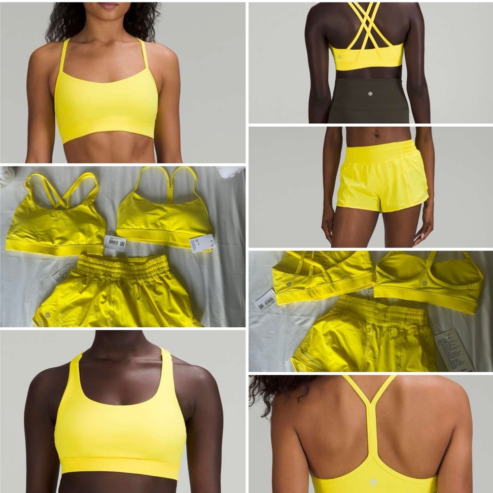 Sonic yellow lululemon set